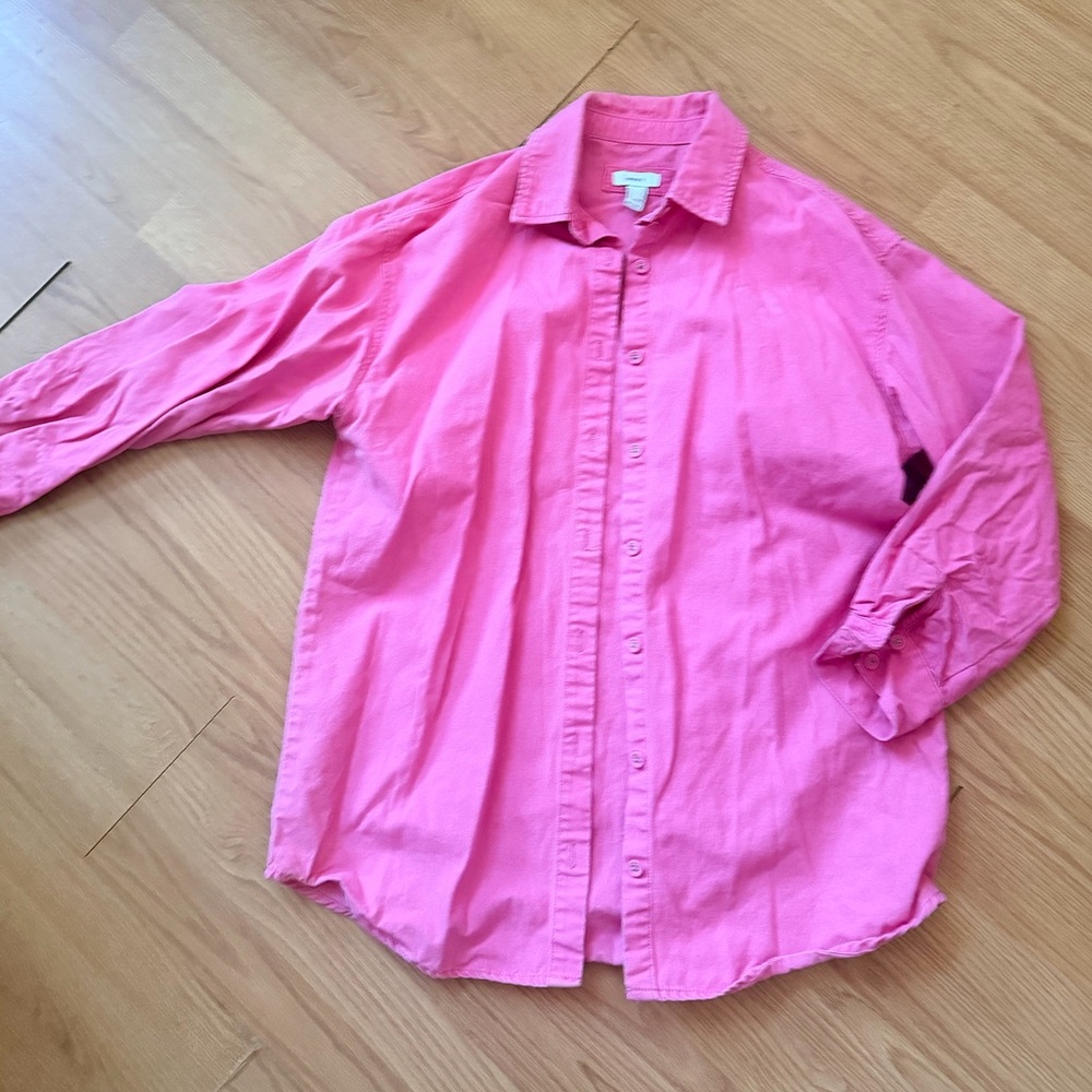 Forever 21 Vibrant Pink oversized Shirt